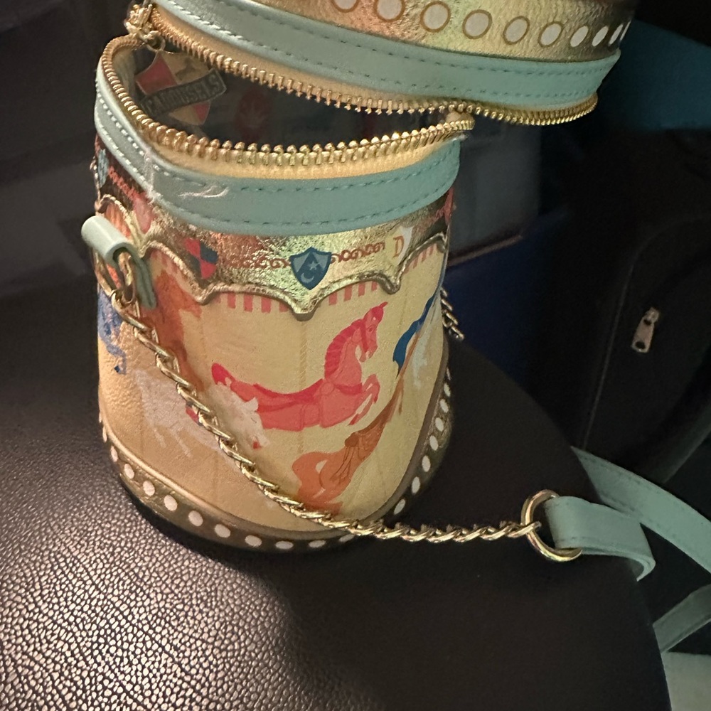 Loungefly Multicolor Carousel Crossbody Bag